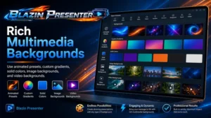 Backgrounds for Multimedia Presentation