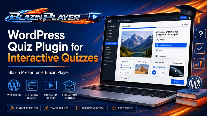 Interactive Quiz Plugin For WordPress